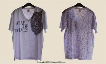 Tシャツ写真: HEART OF WOLVES